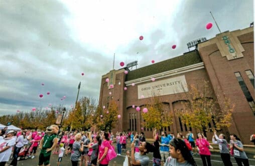 Supporting the Susan G. Komen Race for the Cure in Athens Ohio