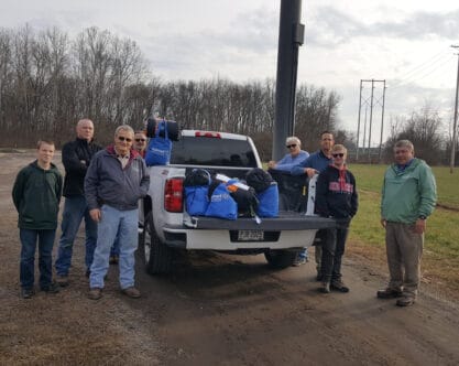 Chillicothe Knights of Columbus Deliver Sleeping Bags, Personal Care Items to Homeless